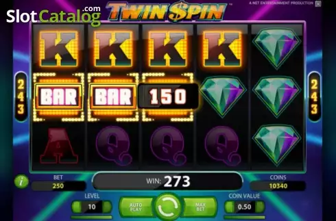 Win screen 2. Twin Spin slot