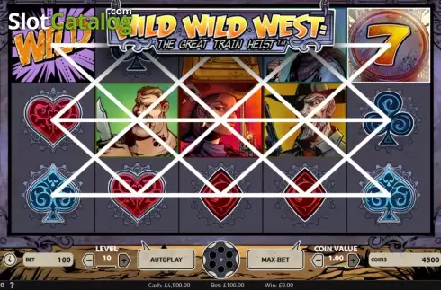 Game workflow screen 2. Wild Wild West slot