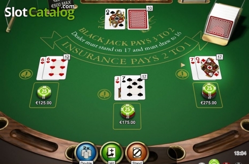 Game Screen. Blackjack Professional Series High Limit slot