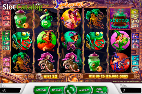 Screen2. Wild Witches (NetEnt) slot