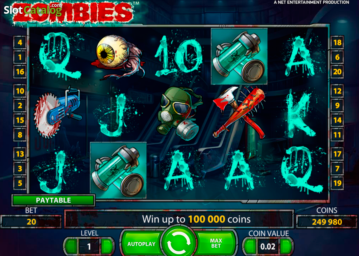 Игровой Автомат Zombies Зомби