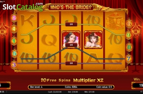 Bildschirm6. Who's the Bride slot
