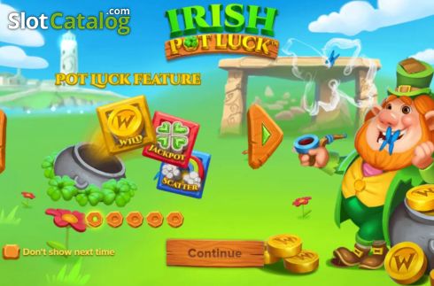 Schermo2. Irish Pot Luck slot