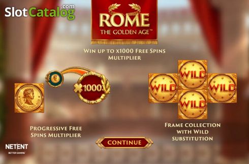 Ekran3. Rome The Golden Age yuvası