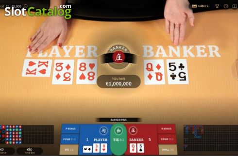 Game Screen. Speed Baccarat Gold slot