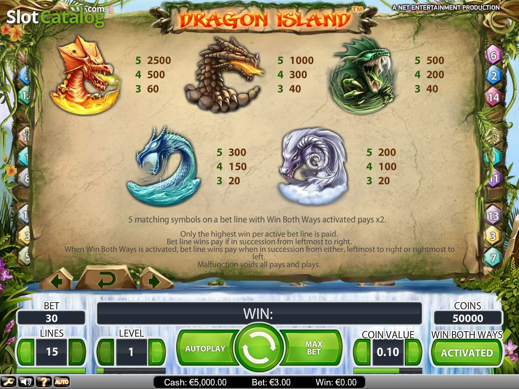Скачать Онлайн Автоматы Dragon Island