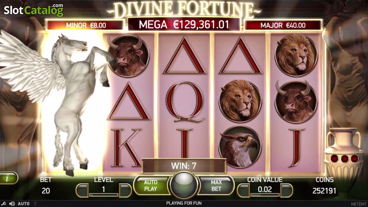 Играть в игровые автоматы divine fortune схемы игр в казино вулкан
