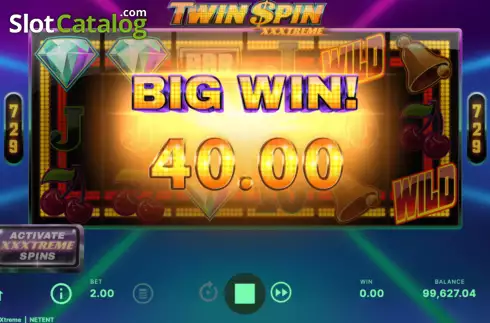 Big Win. Twin Spin XXXTreme slot