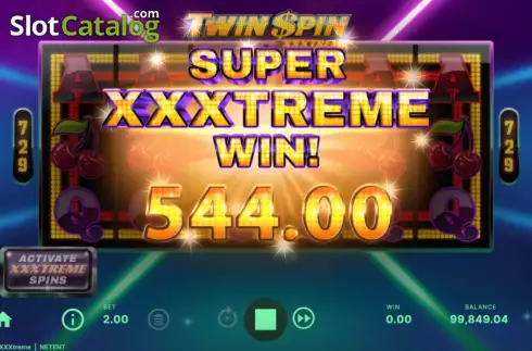Bildschirm8. Twin Spin XXXTreme slot