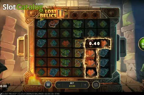 Captura de tela4. Lost Relics 2 slot
