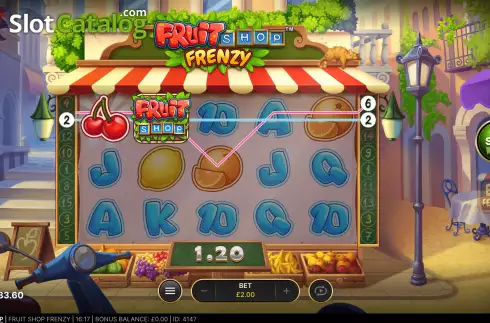 Écran4. Fruit Shop Frenzy Machine à sous