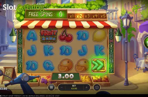 Free Spins 3. Fruit Shop Frenzy slot
