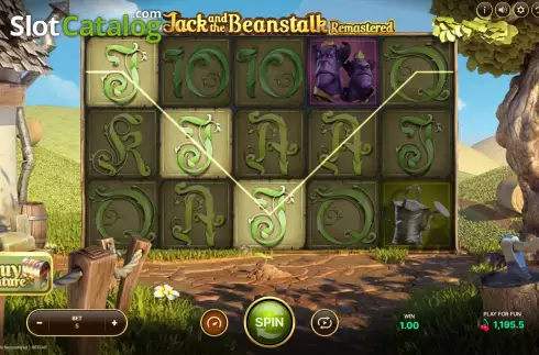 Win Screen 2. Jack and the Beanstalk Remastered slot