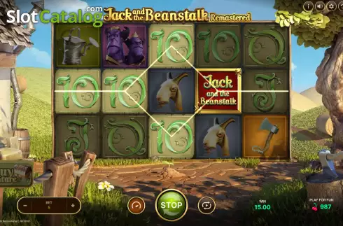 Bildschirm6. Jack and the Beanstalk Remastered slot