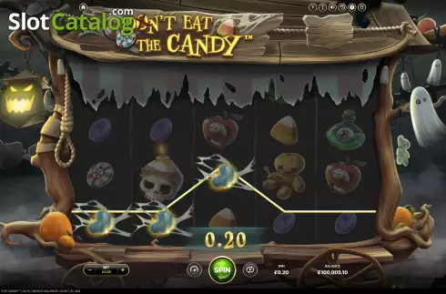 Win Screen 2. Don’t Eat the Candy slot