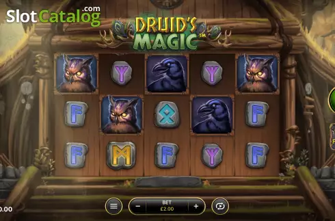 Reels Screen. Druid’s Magic slot