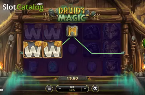 Win Screen. Druid’s Magic slot