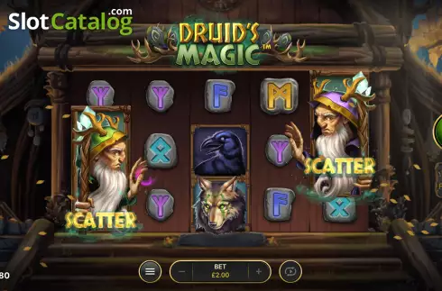 Scatter Symbols. Druid’s Magic slot