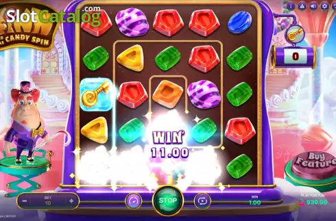 Win Screen 4. Finn and The Candy Spin slot