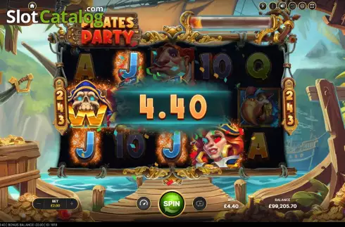 Win Screen 3. Pirates Party slot