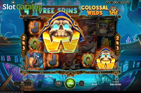 Colossal Wild Free Spins. Pirates Party slot