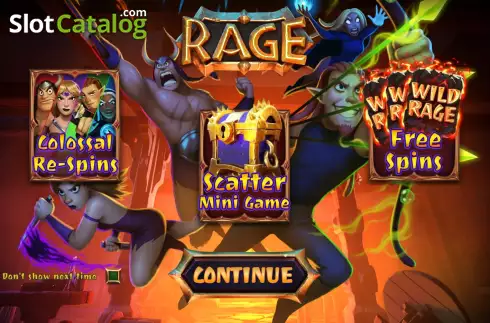 画面2. Rage カジノスロット