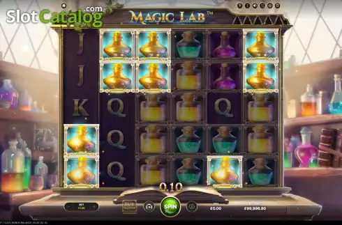 Win Screen 2. Magic Lab slot