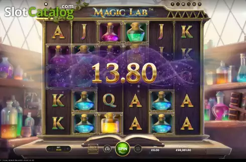 Win Screen 4. Magic Lab slot