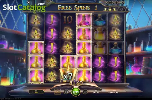 Free Spins 3. Magic Lab slot