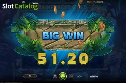 Big Win. Rainforest Gold slot