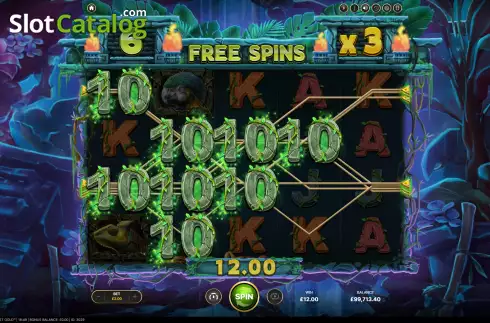 Free Spins. Rainforest Gold slot