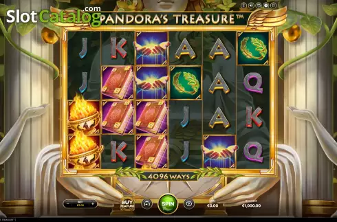 Ecran2. Pandora’s Treasure slot