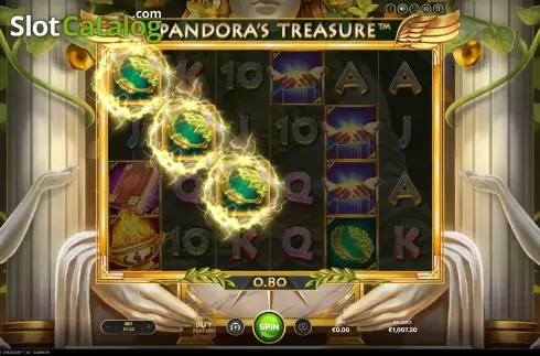 Bildschirm4. Pandora’s Treasure slot