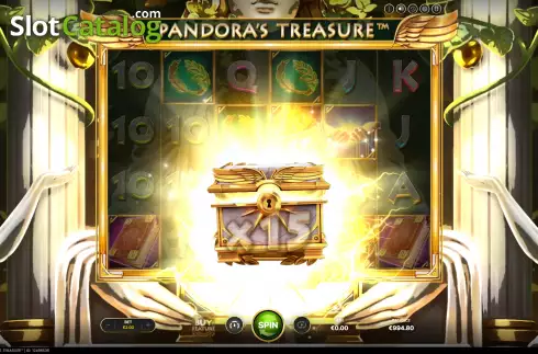 Box Feature. Pandora’s Treasure slot