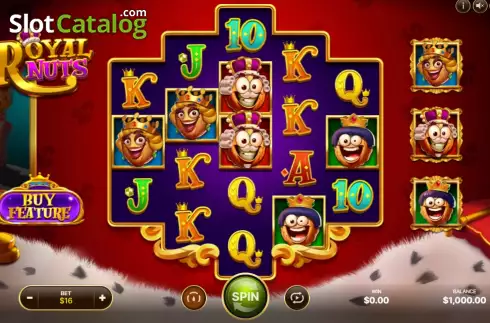 Ecran2. Royal Nuts slot