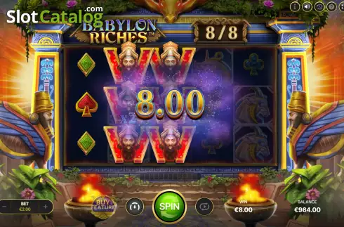 Bildschirm3. Babylon Riches slot