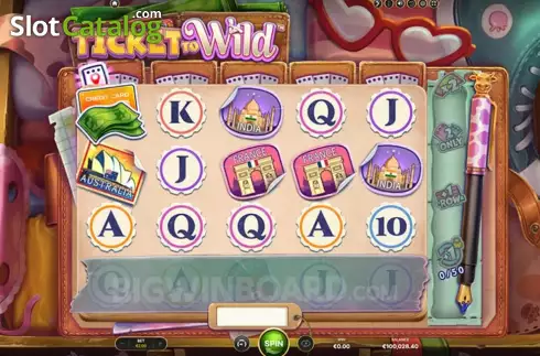 Schermo2. Ticket To Wild slot