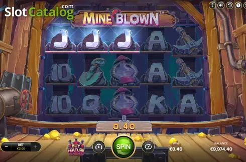 Skärmdump3. Mine Blown slot