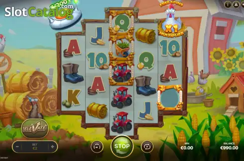 Bildschirm2. Golden Egg Invaders slot