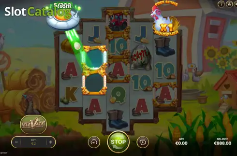 Bildschirm3. Golden Egg Invaders slot