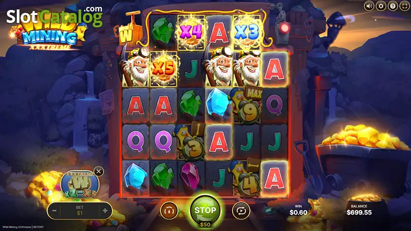 Wild Mining XXXtreme slot from NetEnt Gameplay