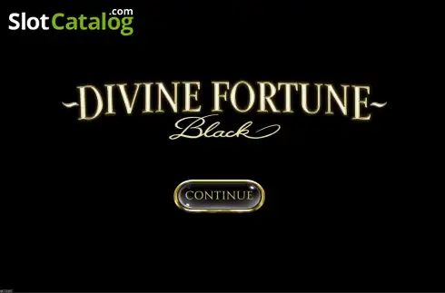 Schermo2. Divine Fortune Black slot