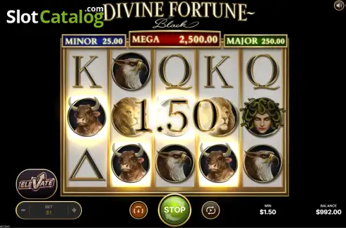 Schermo4. Divine Fortune Black slot
