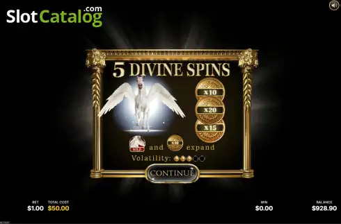 Schermo9. Divine Fortune Black slot