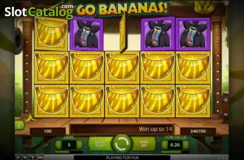 Pantalla6. Go Bananas Tragamonedas 