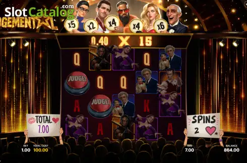 Skärmdump3. Judgemental slot