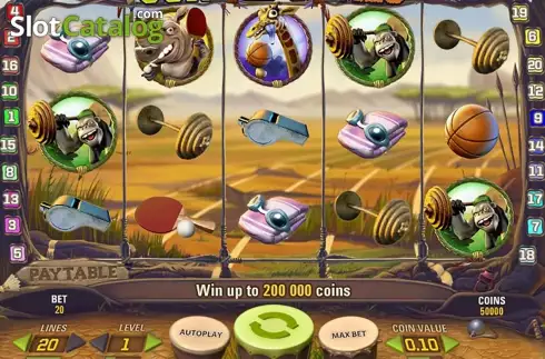 Game Workflow screen 2. Jungle Games slot