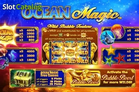 free ocean magic grand slot machine