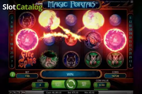 Bildschirm2. Magic Portals slot
