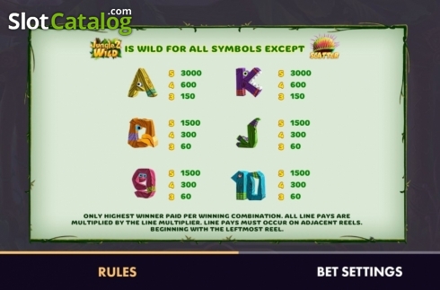Bildschirm8. Jungle 2 slot